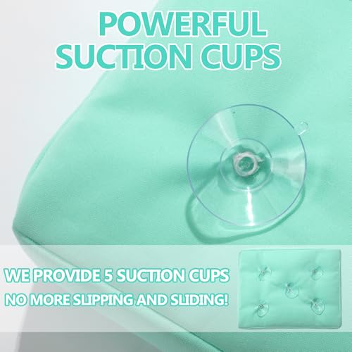 MABOZOO Bath Pillow with Suction Cups - Bathtub Cushion