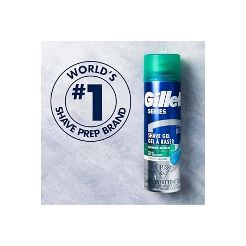 Gillette Series Shave Gel for Sensitive Skin, 2.5 Ounce