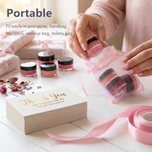5g Sample Containers 50 Pack with Lids & Labels