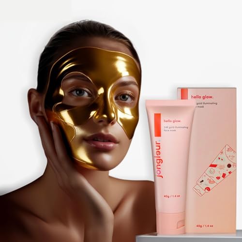 24k Nano Gold Anti Aging Peel Off Face Mask - Premium Skincare Set for Blackhead Removal and Deep Cleansing - Peel Off Face Mask Skincare by Jongleur