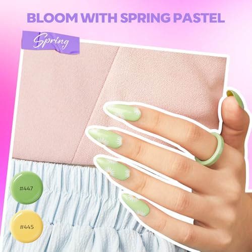 Modelones Poly Nail Gel Extension Kit - 32 Colors with 8W UV Lamp