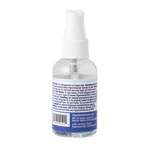 CleanSmart Alcohol-Free Skin & Hand Cleanser Spray, 2oz (Pack of 3)