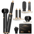 OKWRAP 5-in-1 Hair Dryer Brush Set with Auto Wrap Curlers