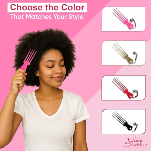 Scalp Massager & Head Scratcher for Weaves, Braids & Wigs
