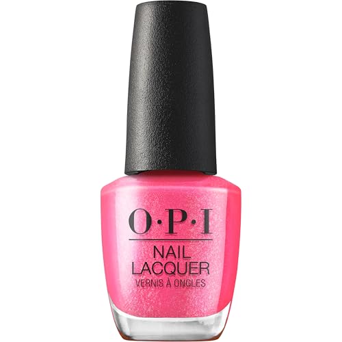OPI Dopa-mani Bright Pink Shimmer Nail Polish - Fast Drying