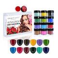 Legacy Nail Acrylic Powder Collections - 12 Colors Professional Nail Art Powder Set Manicure DIY for Dip & Acrylic Nail Extensions (Rosalinda Collection)
