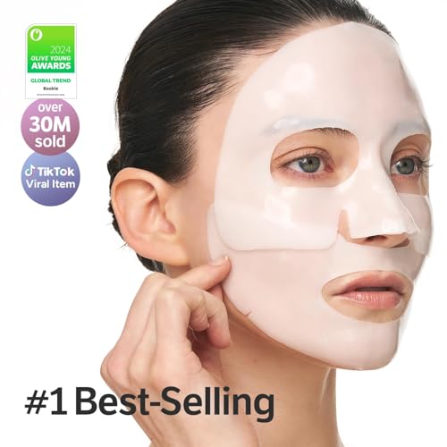 Revitalizing Combo/smooth-looking Boosting DUO: Deep Collagen Power Boosting Mask (4ea) & Deep Collagen Power Boosting Cream In Serum, Self-Care Gift Set for Women & Moms, Korean Skincare