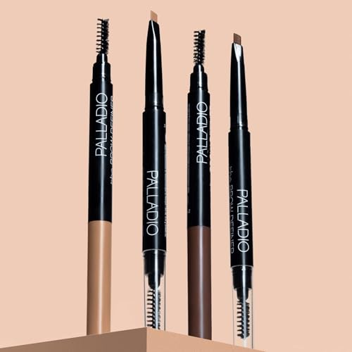 Palladio Brow Definer Retractable Eyebrow Pencil, Taupe