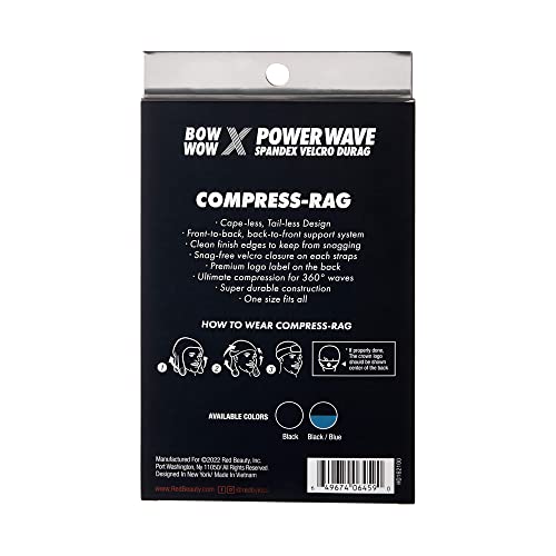 Red by Kiss Power Wave Durag - Adjustable 360 Wave Cap