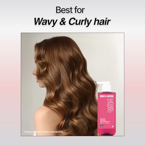 Mise En Scene Perfect Serum Trio - Shampoo, Conditioner & Heat Protection Oil