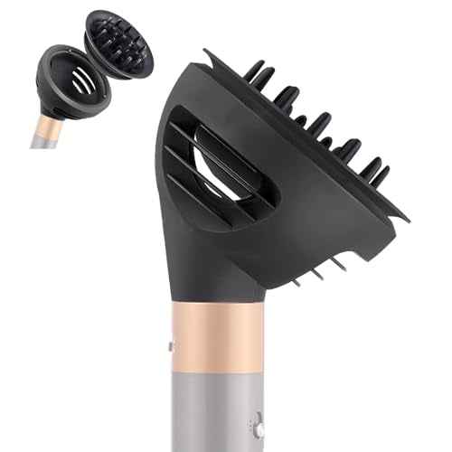 Wave Curl Diffuser for Dyson Airwrap, Two Airflow Dome or Diffuse Modes for Airwrap Styler HS01 HS05 HS08, Hair Diffuser Attachment for Curl Wave Coily Hair