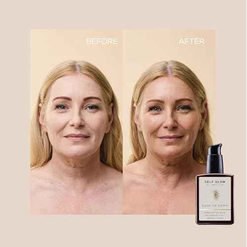 Self Glow by James Read - Dusk to Dawn Overnight Tan Facial Serum | Hydrate, Smooth + Plump | Aloe, Vitamin E + Plant-Based DHA | Stain-, Silicone- + Drying Alcohol-Free (50mL | 1.7 fl oz)