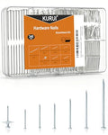 KURUI 340 Pcs Picture Hanging Nails Assortment Kit - 7 Sizes