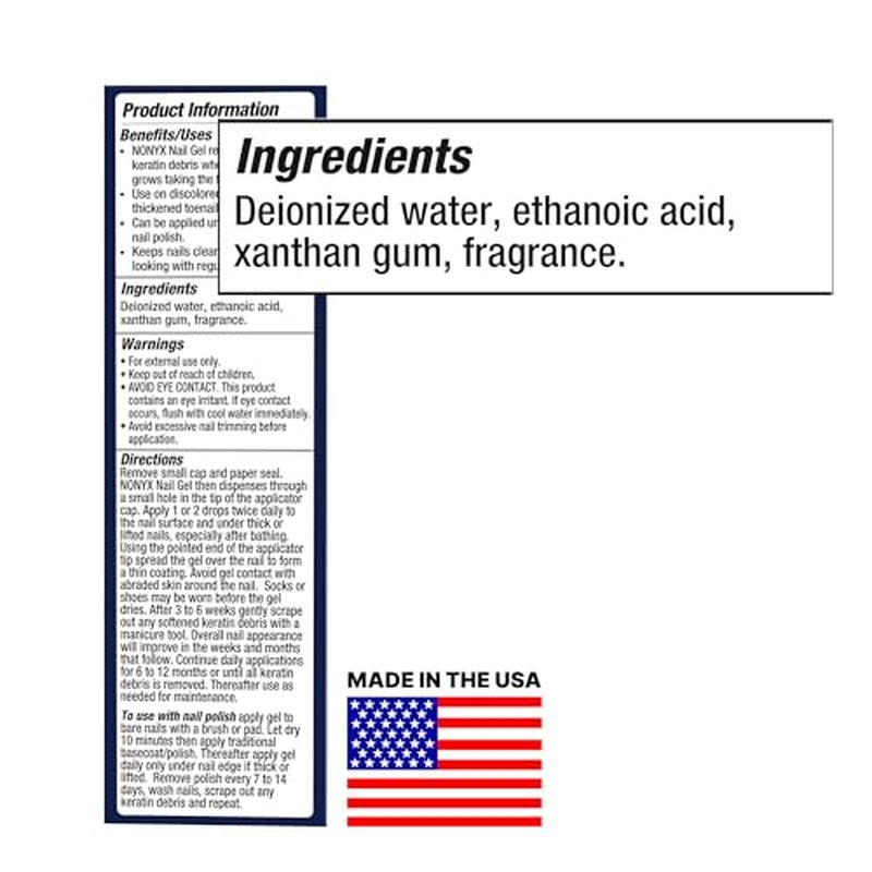 NONYX Fungal Nail Clarifying Gel – Clinically Proven for Thick, Yellow, Brittle Nails
