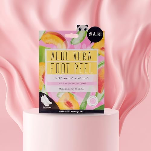 Aloe Vera Foot Peel Mask - Exfoliating for Dry, Cracked Feet