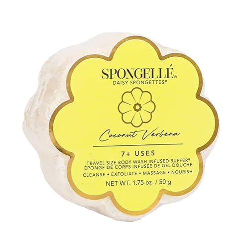 Spongellé Coconut Verbena Body Wash Sponge | Exfoliating Loofah