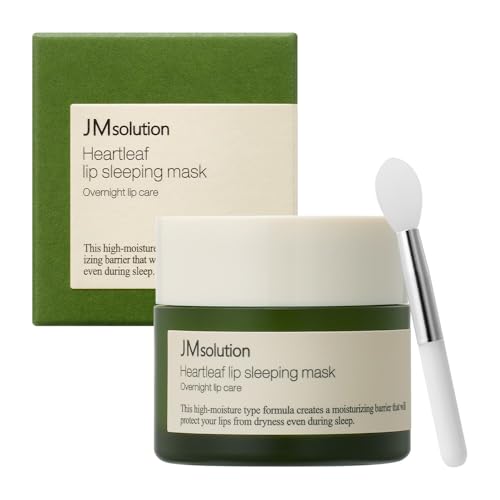 JMsolution Heartleaf Lip Sleeping Mask ? Overnight Repair Lip Balm with Houttuynia Cordata & Shea Butter ? Soothing & Hydrating Care for Dry, Chapped, and Sensitive Lips (20g / 0.70 oz)