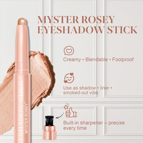 MYSTER ROSEY Cream Eyeshadow Stick - Waterproof 24HR Wear