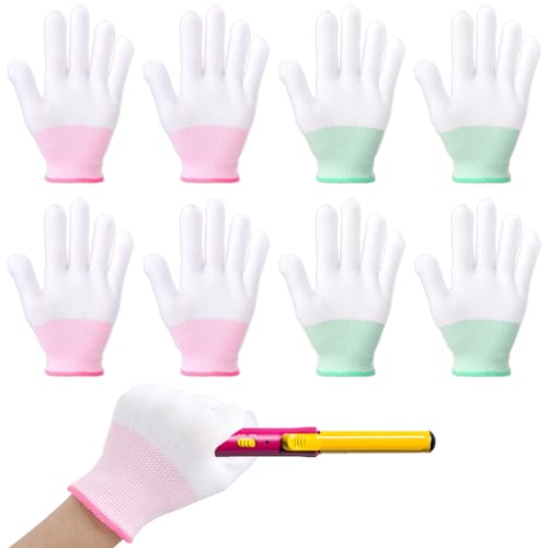 Heat Protectant Gloves for Hair Styling – 4 Pairs