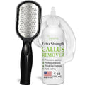 EntreFeet Extra Strength Foot Callus Remover Gel Kit with Stainless File - 4 oz