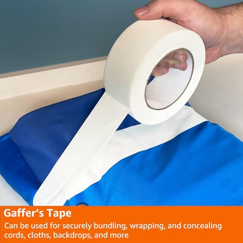 Amazon Basics White Non-Reflective Gaffers Tape 2
