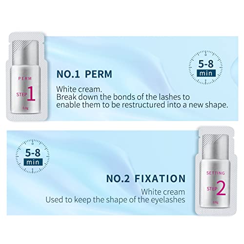 Eyelash Perm Kit with Lash Lift Lotion - 10 Sachets
