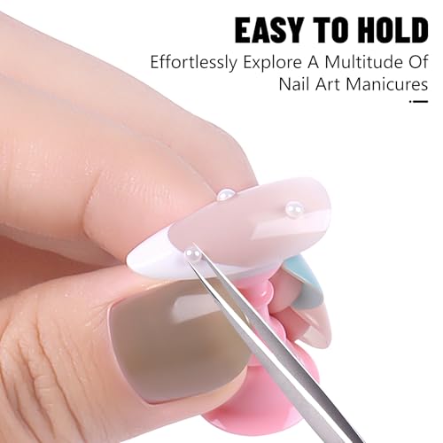 Nail Painting Stand with Reusable Putty - 2 Sets Acrylic Holder