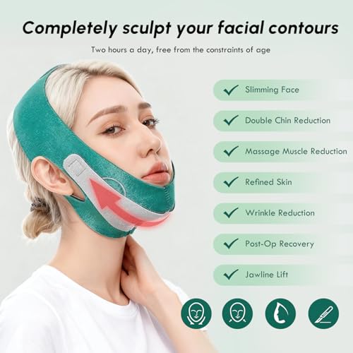 LAOYABB V Line Lifting Mask - Adjustable Double Chin Reducer