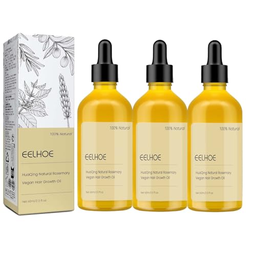 HuaQing Natural Rosemary Hair Growth Oil - 180 ML for Damaged Hair