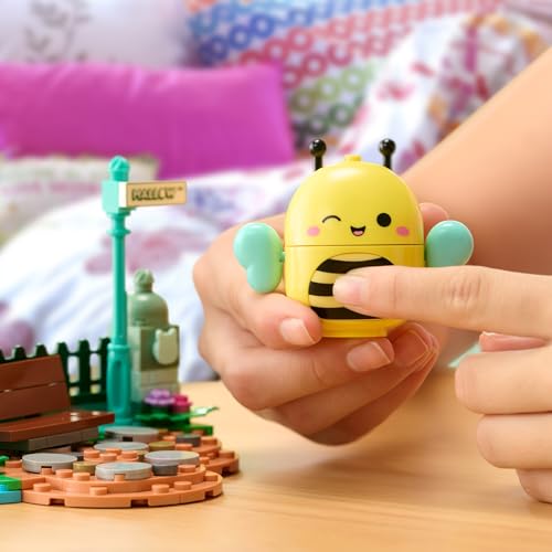 BLDR Squishmallows Sunny’s Park Life Botanical Garden Playset with Buildable Sunny Bee Figure