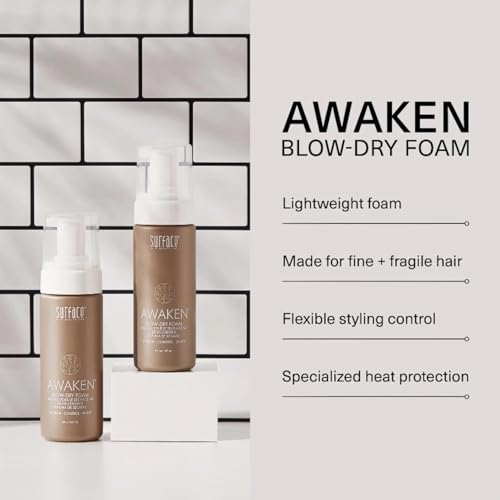 SURFACE Hair Awaken Thickening Blow Dry Foam 5 Fl Oz