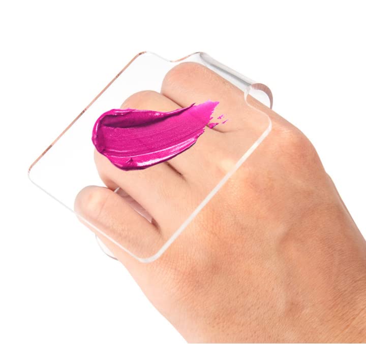 Acrylic Makeup Mixing Palette for Nail Art & Cosmetics - 1 PCS