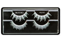 White Halloween Cosplay Eyelashes Upper Lower Lash Set