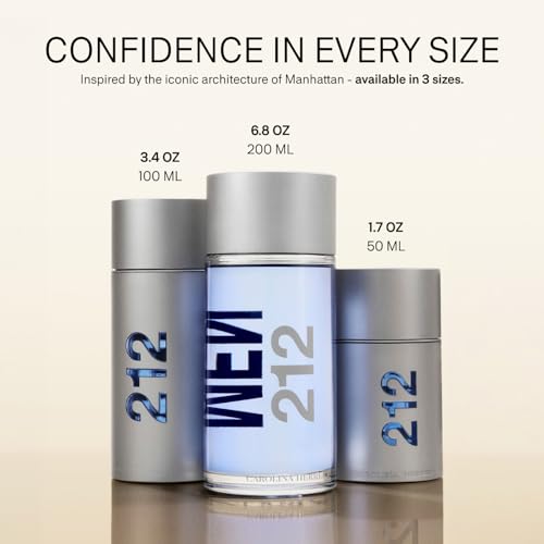 Carolina Herrera 212 Men's Eau de Toilette Spray, 3.4 fl oz