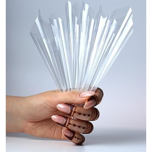 100pcs Empty Henna Cones Bulk | Pre-Rolled Hand Made Temporary Tattoo Cone Set | Cellophane Applicator Dispenser for Jagua Gel Hengua Heena Beginners kit | Mehendi Drawing and Studying
