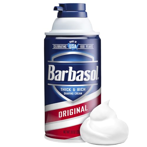 Barbasol Original Thick & Rich Shaving Cream 10 Oz (Pack of 12)