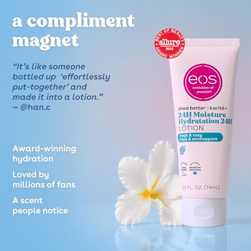 EOS 24H Moisture Travel Body Lotion Mini 2.5 fl oz - Fresh & Cozy