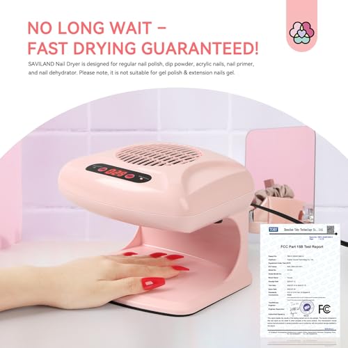 SAVILAND 300W Nail Dryer with Warm & Cold Air