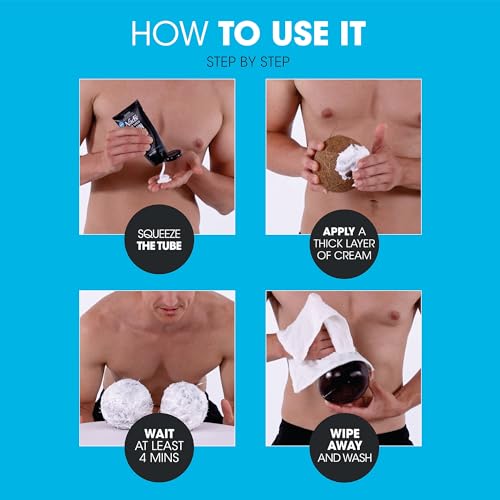 Nad's For Men Down Under Hair Removal Cream 5.1 Fl Oz Pack of 2 - Gentle & Painless Depilatory for Body & Intimate Areas