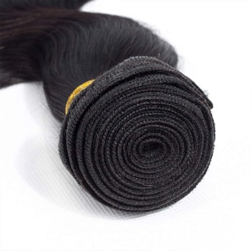 Brazilian Body Wave Human Hair Bundles 18-22 inch #1B