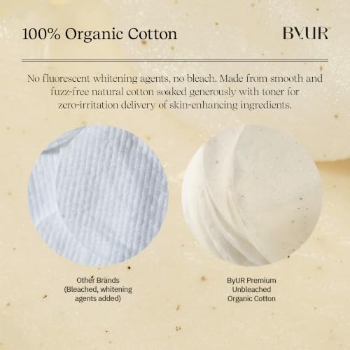 ByUR Honey Gorgeous Hydrating Toner Pads - Deep Moisturizing & Firming for Dry Skin, 70 Count