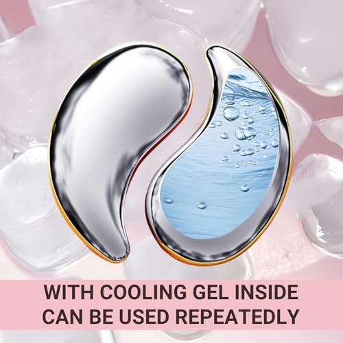 Cooling Eye Pad for Puffy Eyes - Stainless Steel Eye Mask