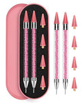 Rhinestone Picker Tool Set - 2 Dual-Ended Applicators with 4 Wax Tips