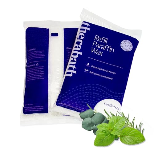 Therabath Paraffin Wax Refill for Hands & Feet - Eucalyptus Rosemary Mint, 4 lb