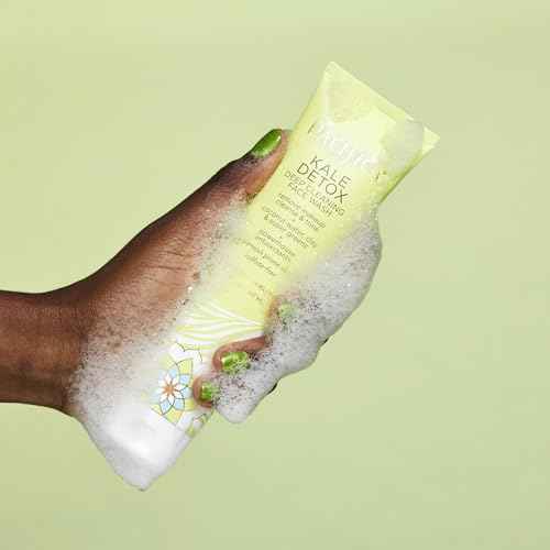Pacifica Kale Detox Deep Cleansing Face Wash + Kale Smoothie Refining Lotion Set of 2? Pore-Minimizing Skincare Duo for Oily & Combination Skin, Niacinamide & Super Greens, 100% Vegan & Cruelty-Free