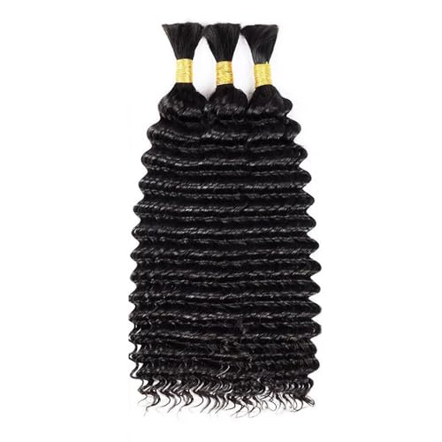 DiexrLamx 150g 12 Inch Curly Boho Braiding Hair Bundles – Natural Color 3 Pack