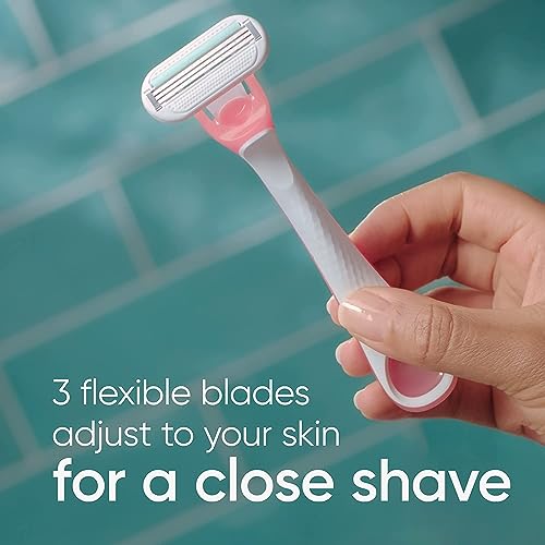 Gillette Venus Sensitive Disposable Razors for Women, 6 Count