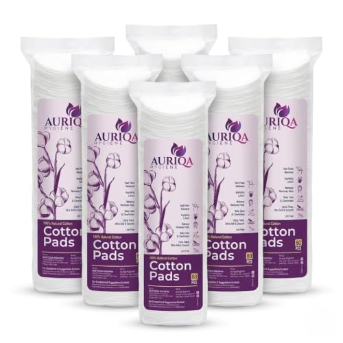 Premium Cotton Pads for Face – Pack of 480 Double-Sided Rounds