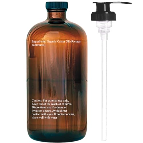 Essentially KateS Organic Castor Oil 16 Fl Oz - Cold Pressed