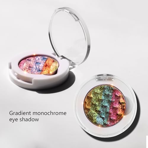 5-In-1 Iridescent Eyeshadow Palette - Multi-Chrome Vegan